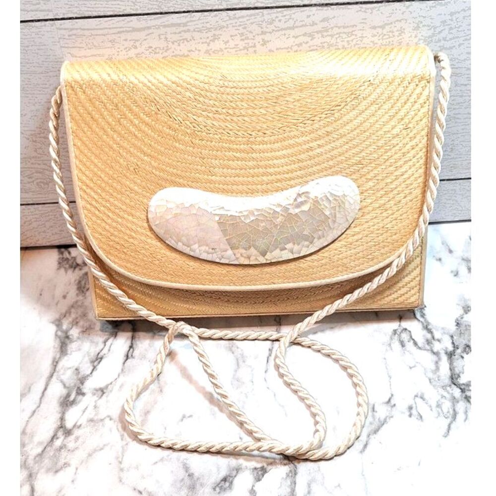 Cora Jacobs Straw Hand Bag
